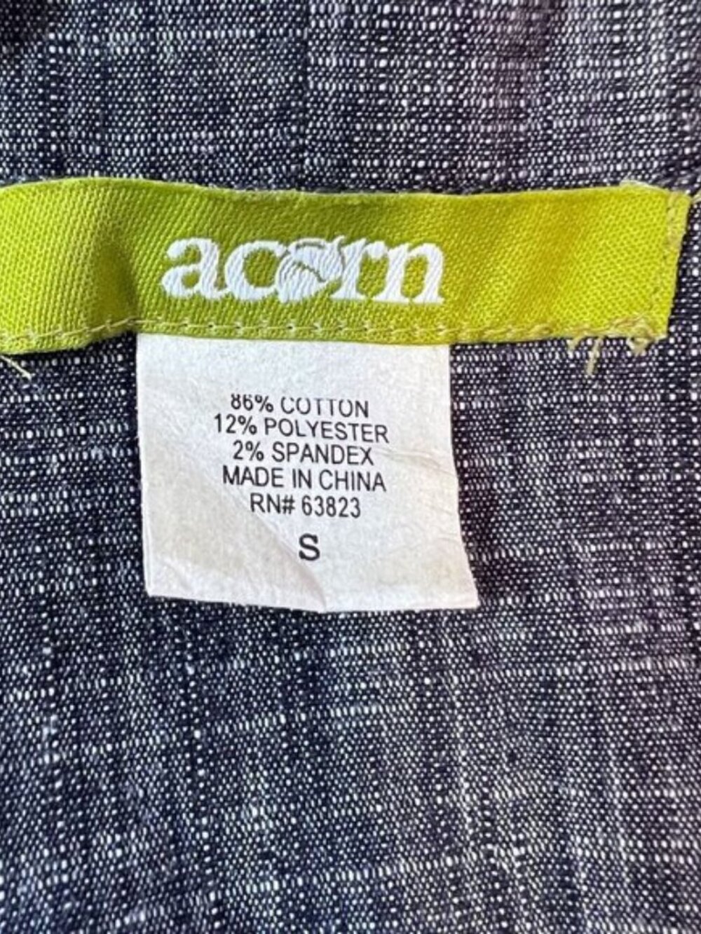 ACORN Vintage Style Portrait Collar Ruffle Peplum Jacket Blazer Top Small - Picture 4 of 9